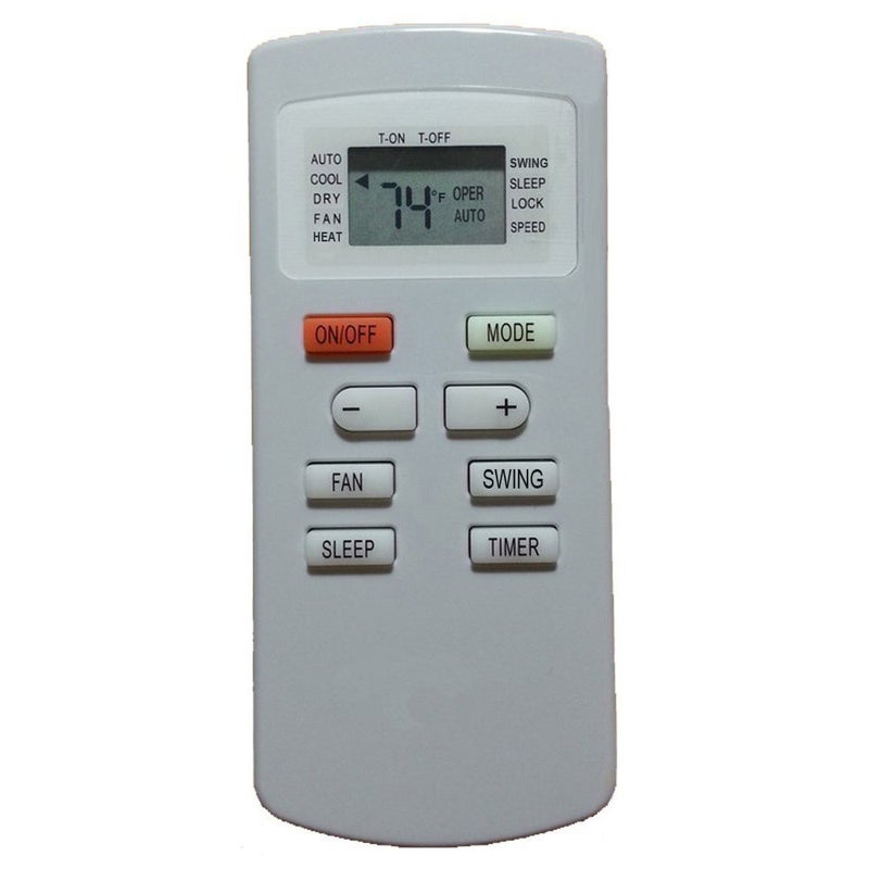 YING RAY Replacement for Soleus Air GREE Air Conditioner Remote Control for Model P-KY80-36 KY-80 SG-PAC-08E3 (Display in Fahrenheit) - Image 2